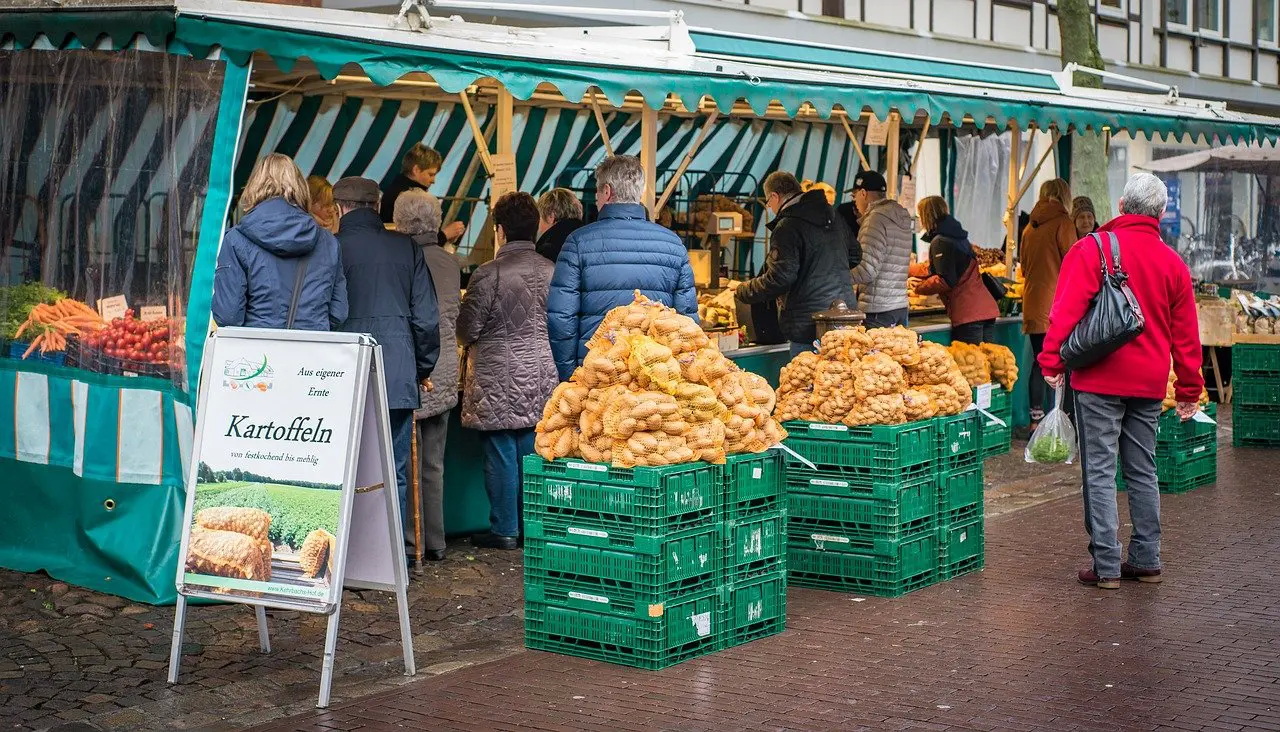 Dienstag, Donnerstag, Freitag und Samstag wieder Wochenmarkt in Jena (Fotografik, Pixabay symbolisch)
