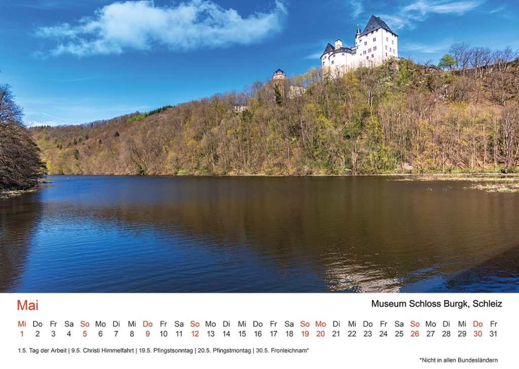 Thüringer Fotomomente 2024, Monat Mai – Fotografischer Spaziergang zum Museum Schloss Burgk.