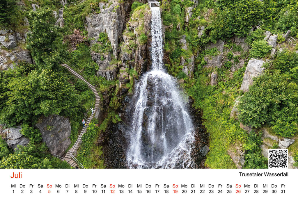 Juli: Trusetaler Wasserfall – Erfrischendes Naturerlebnis