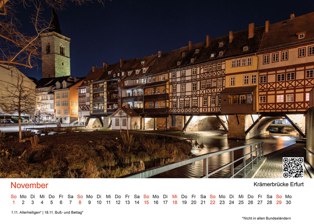 November: Erfurt – Kulturhauptstadt mit Charme