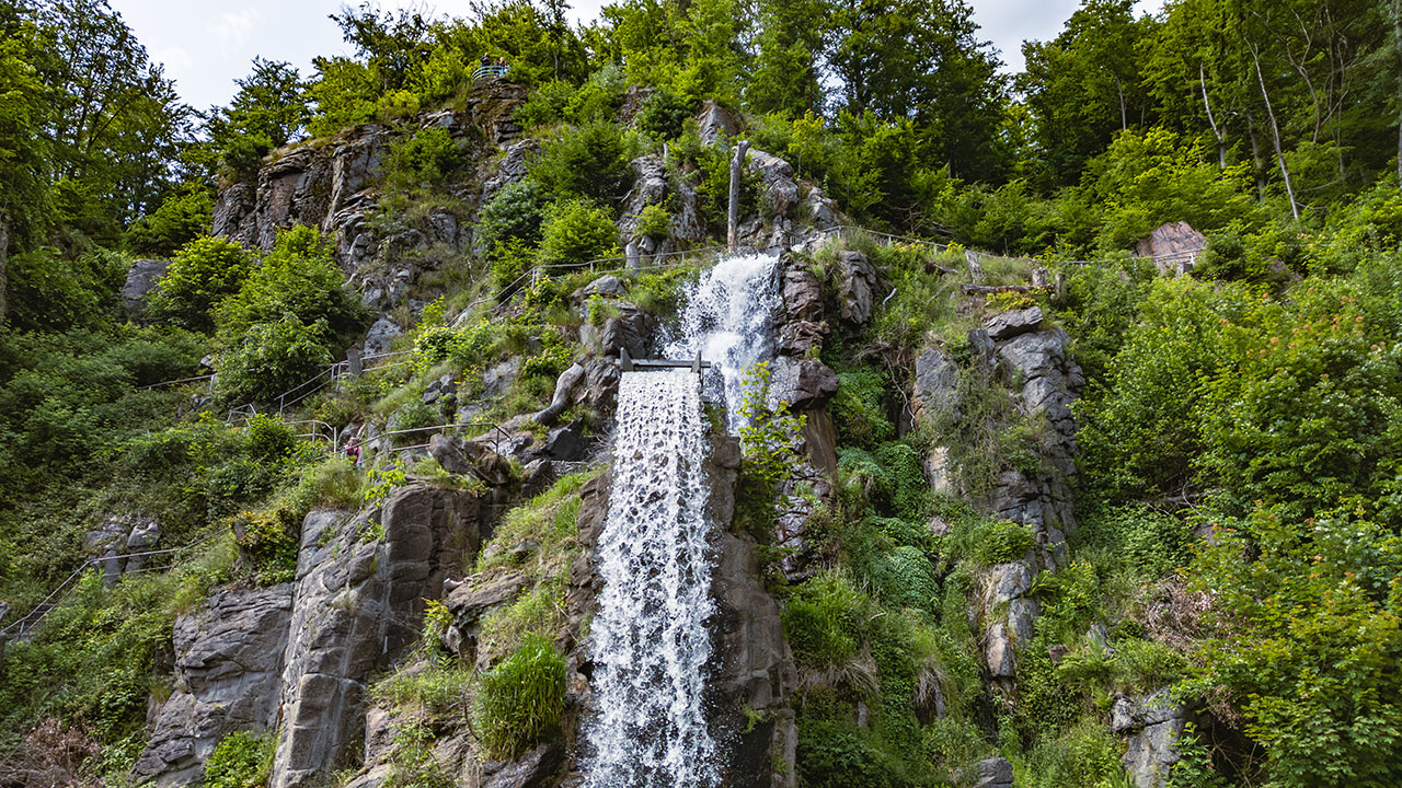 Ausflugsziele in Thueringen Trusetaler-Wasserfall